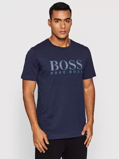 Koszulki męskie - Hugo Boss T-Shirt Tee 5 50448306 Granatowy Regular Fit - grafika 1