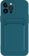 Etui i futerały do telefonów - Ochronne etui na telefon komórkowy iPhone 12 13 14 15 Plus Pro Max Etui na kartę, kolor: zielony, wybierz model: Apple iPhone 15 - miniaturka - grafika 1
