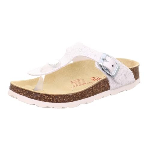 Superfit Dziewczęce kapcie, Srebrny, biały 9000, 30 EU