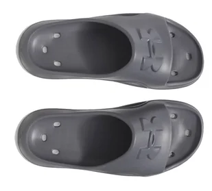 Klapki męskie UNDER ARMOUR M Locker V SL Szare Na basen siłownię - Klapki i japonki męskie - miniaturka - grafika 1