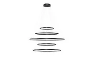 Lampy sufitowe - Lampa zwisowa Halo AZ5351 LED 180W z pilotem okręgi czarna - miniaturka - grafika 1