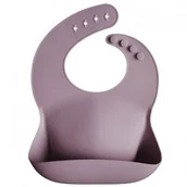 Śliniaki i fartuszki - Mushie Mushie  -  Śliniak Silikonowy Pale Mauve - miniaturka - grafika 1