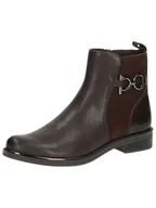 Botki damskie - CAPRICE Damskie botki 9-25325-43, Dk Brown Comb, 39 EU - miniaturka - grafika 1