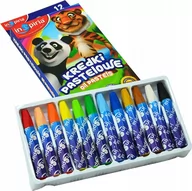 Kredki, ołówki, pastele i pisaki - Kredki Pastelowe Olejowe 12 Kolorowe Inspiria Schemat - miniaturka - grafika 1