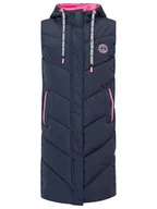 Kamizelki damskie - Zwillingsherz Kamizelka pikowana w kolorze granatowym - miniaturka - grafika 1