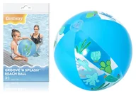 Materace dmuchane i koła do pływania - Dmuchana Piłka Niebieska 51cm Bestway 31036 Bestway - miniaturka - grafika 1