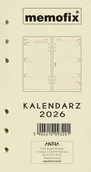 Kalendarze - Wkład kalendarzowy 2026 Memofix B6 Tdw - kalendarz - miniaturka - grafika 1