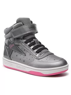 Buty dla dziewczynek - Geox Sneakersy J Maltin G. A J1600A 0BCKN C1A8N S Szary - grafika 1