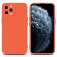 Etui i futerały do telefonów - Pokrowiec Etui Do Apple iPhone 11 PRO w FLUID POMARAŃCZA TPU Silikonowe Obudowa Ochronny Case Cover Cadorabo - miniaturka - grafika 1