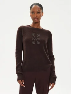 JOOP! Sweter 58 JW243KN323 30042809 Brązowy Loose Fit - Swetry damskie - miniaturka - grafika 1