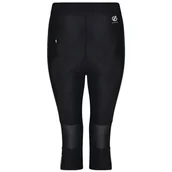 Spodnie sportowe damskie - Legginsy damskie 3/4 Dare 2b Worldly Capri Rozmiar: XS / Kolor: czarny - miniaturka - grafika 1
