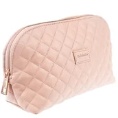 Pojemniki łazienkowe - Kosmetyczka damska pikowana łazienkowa różowa Captain Mike® - miniaturka - grafika 1