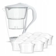 Dzbanki filtrujące - Szklany dzbanek Dafi CRYSTAL LED biały 10xUnimax - miniaturka - grafika 1