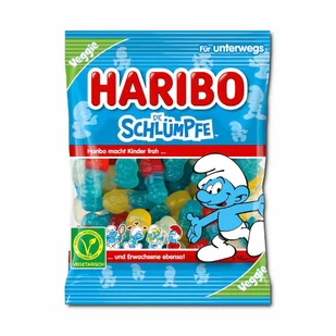 Żelki Smerfy 3 smaki wegańskie 100g - Haribo - Żelki - miniaturka - grafika 1