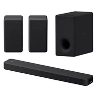 Soundbary - Soundbar SONY HT-S2000 + Subwoofer SONY SA-SW3 Czarny + Kolumny głośnikowe SONY SA-RS3S (2 szt.) - miniaturka - grafika 1