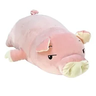 Maskotki i pluszaki - Maskotka Pluszak Świnka Pluszowa Różowa Gładka - miniaturka - grafika 1