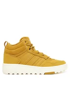 Buty dla chłopców - adidas Sneakersy Hoops 4.0 Mid JQ5365 Żółty - miniaturka - grafika 1