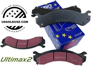 Przednie klocki Ultimax2 + NACINANE tarcze hamulcowe EBC seria USR Hummer H2 - Tarcze hamulcowe - miniaturka - grafika 12