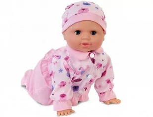 Lalka Natalia raczkująca 32 cm różowa - Lalki dla dziewczynek - miniaturka - grafika 1