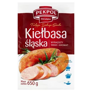 Pekpol Kiełbasa śląska 650 g - Kiełbasa i wędliny - miniaturka - grafika 1