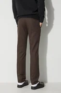 Spodnie męskie - Dickies spodnie męskie kolor brązowy proste - miniaturka - grafika 1