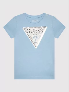 Koszulki dla chłopców - Guess T-Shirt K1YI26 K6YW1 Niebieski Regular Fit - grafika 1