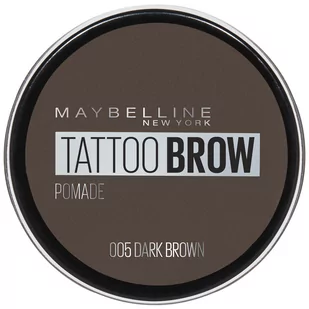Maybelline Tattoo Brow, pomada do brwi 005 Dark Brown, 3,5 ml - Pomada do brwi - miniaturka - grafika 1