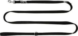 Dingo DINGO SMYCZ TAŚMA REG. 2,5cm / 1,5 - 3m CZARNA - Smycze dla psów - miniaturka - grafika 1