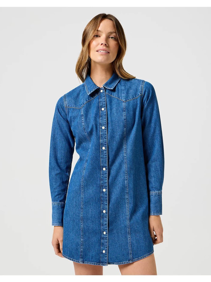 Damska sukienka Wrangler REG DENIM XS