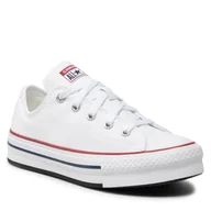 Trampki damskie - Converse Trampki Ctas Eva Lift Ox 272858C White/Garnet/Navy - miniaturka - grafika 1