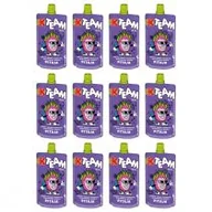 Desery dla dzieci - Kubuś Team Mus jabłko banan czerwone winogrona aronia pitaja zgrzewka 12 x 100 g - miniaturka - grafika 1
