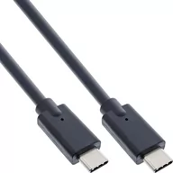 Kable USB - Kabel USB InLine USB-C - USB-C 0.3 m Czarny (35707A) - miniaturka - grafika 1