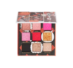 MAKEUP REVOLUTION X DC HARLEY QUINN REBEL HEART PALETA CIENI DO POWIEK 9G - Cienie do powiek - miniaturka - grafika 1