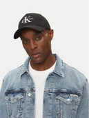 Czapki męskie - Calvin Klein Jeans Czapka z daszkiem Monologo LV04G5065G Czarny - miniaturka - grafika 1