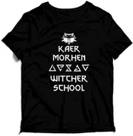 Gadżety dla niej i dla niego - KOSZULKA Wiedźmin KAER MORHEN WITCHER SCHOOL - miniaturka - grafika 1