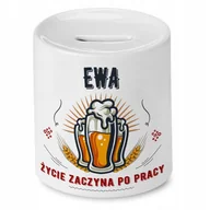 Skarbonki - Skarbonka Dla Ewy na Urodziny Idealny Prezent z Nadrukiem ze Zdjęciem - miniaturka - grafika 1