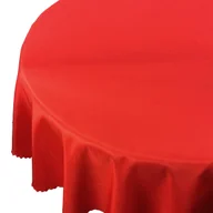 Obrusy i serwetki - Obrus Plamoodporny I Deszczyk Czerwony Okrągły-śr. 130 cm - miniaturka - grafika 1