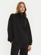 Bluzy damskie - Champion Bluza 117540 Czarny Loose Fit - miniaturka - grafika 1