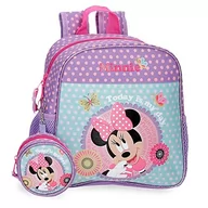 Plecaki szkolne i tornistry - Disney Minnie Today is my Day Plecak dziecięcy Fioletowy 21x25x10 cms Poliester 5,25L, Fioletowy, Talla única, Plecak przedszkolny - miniaturka - grafika 1