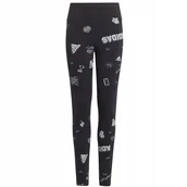 Legginsy - Legginsy adidas JG Bluv Q3 Tight girls Jr IA1567 czarny 152 cm - miniaturka - grafika 1