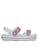 Buty dla chłopców - Crocs Sandały Crocband Cruiser Sandal T Kids 209424 Błękitny - miniaturka - grafika 1