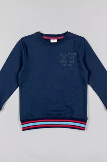 Swetry dla chłopców - zippy sweter dziecięcy kolor granatowy lekki - Zippy - grafika 1
