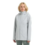 Kurtki damskie - Damska kurtka przeciwdeszczowa Jack Wolfskin TRAILTIME 2L JKT W Cool Grey - XS - miniaturka - grafika 1