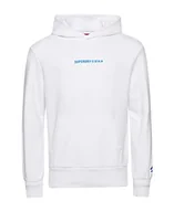 Bluzy męskie - Superdry Męska bluza z kapturem, Optyczny, S - miniaturka - grafika 1