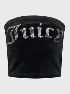 Koszulki i topy damskie - Juicy Couture Top Babey JCCSC222002 Czarny Regular Fit - grafika 1
