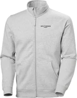 Bluzy męskie - HELLY HANSEN Classic Logo Zip Sweater, grey 3XL - miniaturka - grafika 1