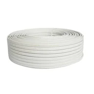 Przewody elektryczne - Przewód YDYP 3 x 1,5 100 m biały AKS Zielonka - miniaturka - grafika 1