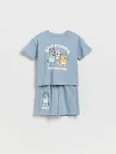Spodenki dla niemowląt - Reserved - Bawełniany komplet Bluey - jasnoniebieski - miniaturka - grafika 1