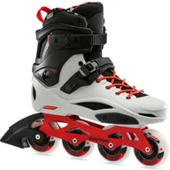 Rolki - Rollerblade RB PRO X grey / warm red 2023 - miniaturka - grafika 1