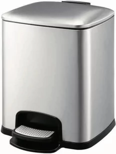 Stella Stella Kosz pedałowy PREMIUM, prostokątny, 8L / srebrny 20.20308 20.20308 - Akcesoria do armatury i ceramiki - miniaturka - grafika 1